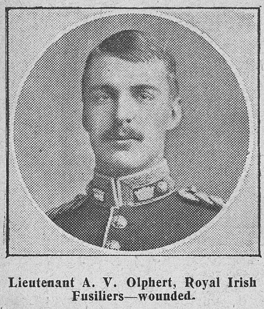 Olphert A V Lt Royal Irish Fusiliers The Graphic 15th Sep 1914