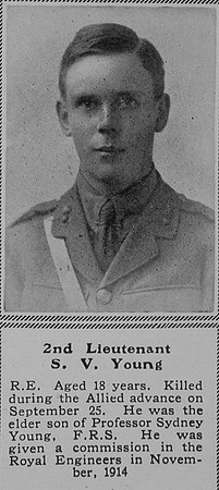 Young S V 2nd Lt Royal Engineers