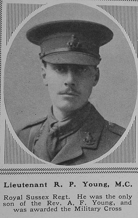 Young R P Lt MC Royal Sussex Regiment  The Sphere 23rd Mar 1918
