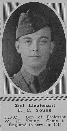 Young F C 2nd Lt Royal Flying Corps The Sphere 7th Apr 1917