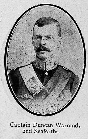 Warrand D Captain 2nd Seaforth Highlanders Ross-Shire Roll Of Honour
