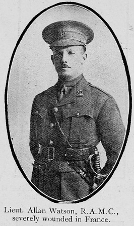 Watson A Lt Royal Army Medical Corps Ross-Shire Roll Of Honour