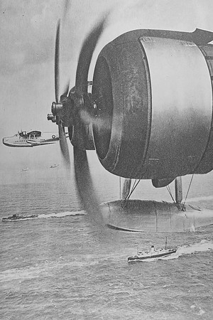 Sunderland Flying Boats Over The Channel