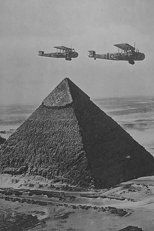 RAF Troop Carriers In Egypt