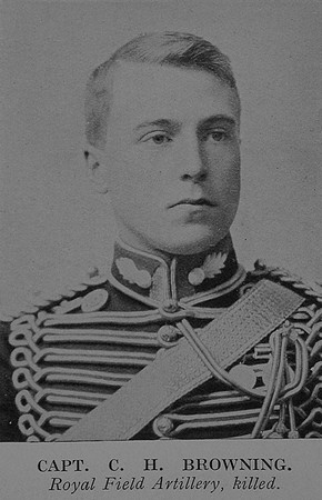 Browning C H Captain Royal Field Artillery