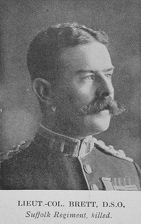 Brett C A H Lt Col DSO 2nd Suffolk Regiment