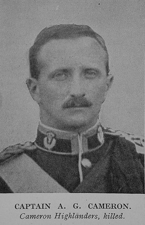 Cameron A G Captain 1st Cameron Highlanders