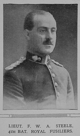 Steele F W A Lt 4th London The Illustrated London News 2nd Jan 1915
