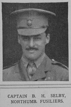 Selby B H Captain Nrthumberland Fusiliers The Illustrated London News 14th Nov 1914