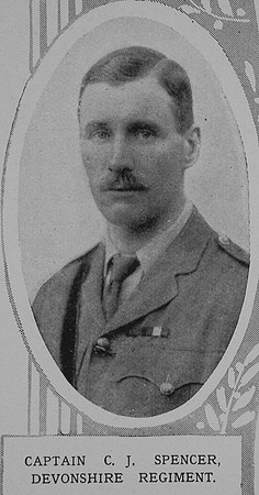 Spencer C J Captain 2nd Devonshire Regiment The Illustrated London News 30th Jan 1915