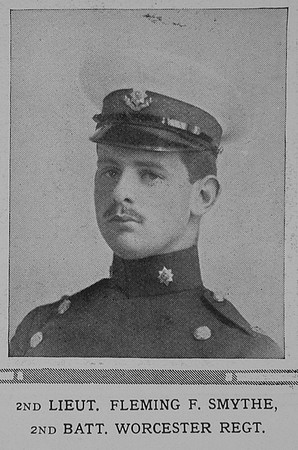 Smythe F F2nd Lt 2nd Worcestershire Regiment The Illustrated London News 10th Oct 1914