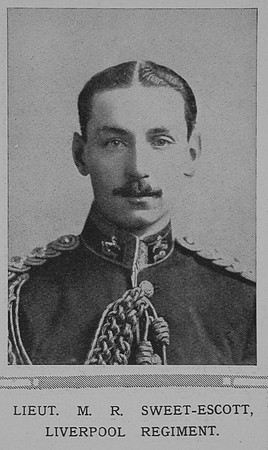 Sweet-Escott M R Lt Kings Liverpool Regiment The Illustrated London News 10th Oct 1914