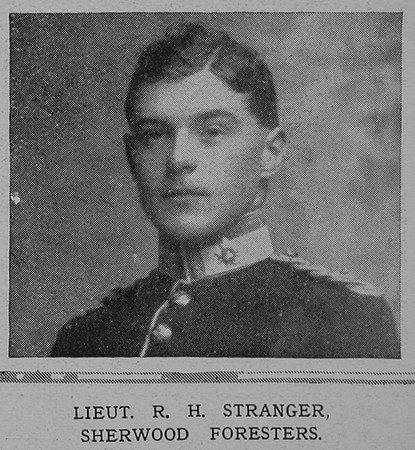 Stranger R H Lt 1st Notts Derby Regiment The Illustrated London News 17th April 1915