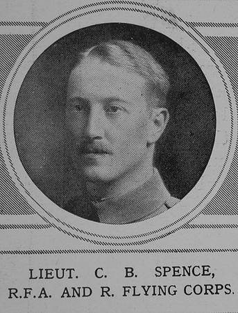 Spence C B Lt Royal Flying Corps The Illustrated London News 29th May 1915
