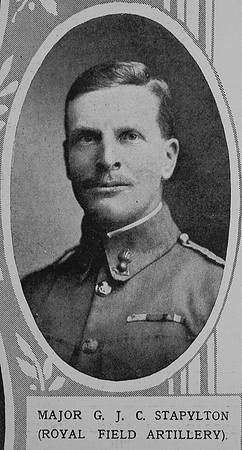 Stapylton G J C Major Royal Field Artillery The Illustrated London News 5th Sep 1914