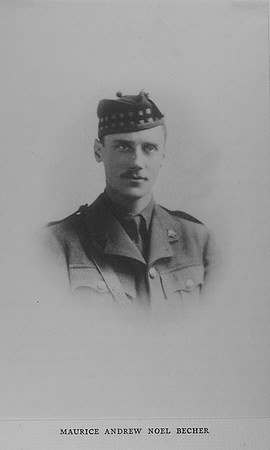 Becher M A N Captain Kings Own Scottish Borderers