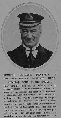 De Roebeck J M Rear Admiral Royal Navy