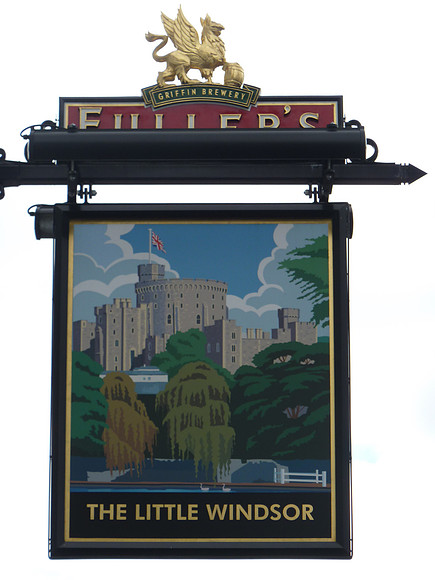 The Little Windsor Sign Greyhound Road Sutton