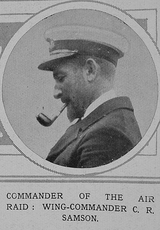 Samson C R Wing Comm Royal Naval Air Service The Illustrated London News 20th Feb 1915