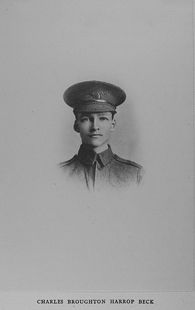 Beck C B H 2nd Lt Cheshire Regiment