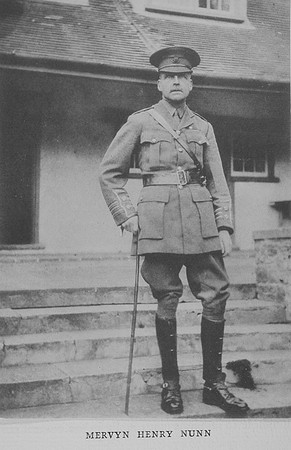 Nunn M H Lt Col Worcestershire Regiment