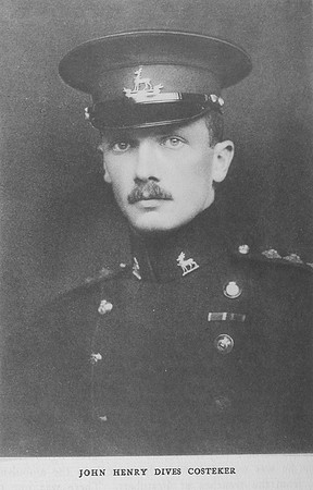 Costeker J H D Major DSO Royal Warwickshire Regiment