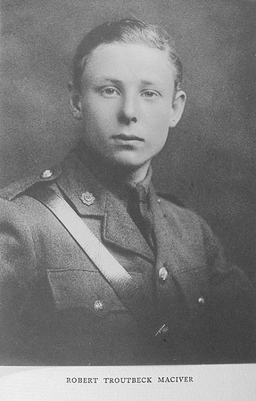 MacIver R T 2nd Lt Royal Scots