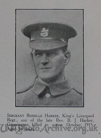 Harker R Sergt 1st KLR Craven Roll Of Honour