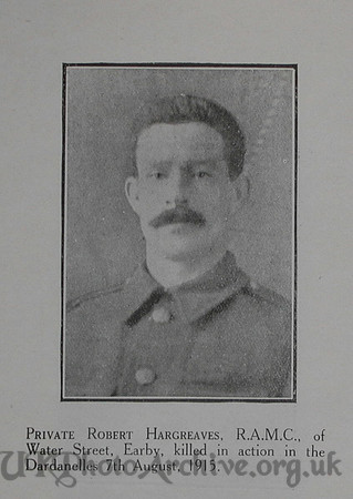 Hargreaves R Pte RAMC Craven Roll Of Honour
