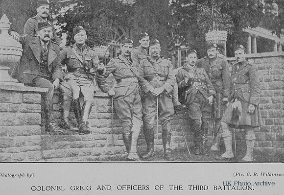 London Scottish Officers 3rd Battalion