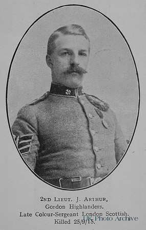 Arthur J 2nd Lt 8th Gordon Highlanders The London Scottish Regimental Gazette