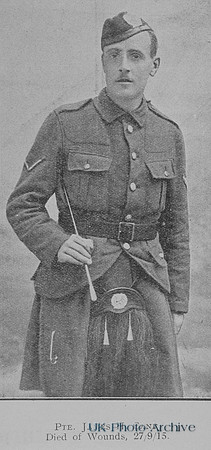 Cane J H Pte 3576 14th London Regiment The London Scottish Regimental Gazette