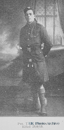 Duffus T E Pte 3354 14th London Regiment The London Scottish Regimental Gazette