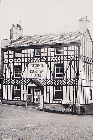 The George And Dragon Pub Holmes Chapel Cheshire 1970