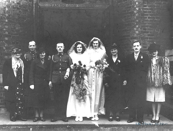 Soldier In Royal Army Medical Corps With His Bride