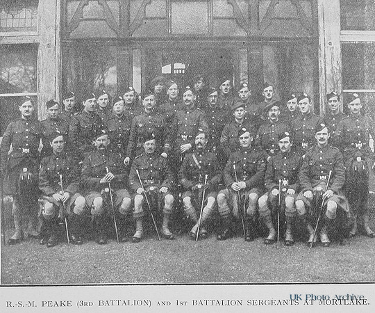 London Scottish Sergeants 1st Battalion