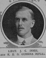 Innes J C Lt Indian Army The Illustrated London News 12th Dec 1914