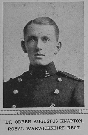 Knapton O A Lt Royal Warwickshire Regiment The Illustrated London News 10th Oct 1914