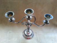Vintage Ianthe Silver Plated Candelabra