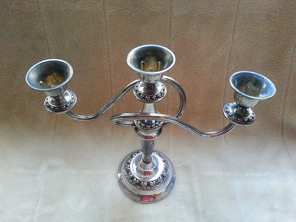 Vintage Ianthe Silver Plated Candelabra