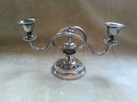 Vintage Ianthe Silver Plated Candelabra