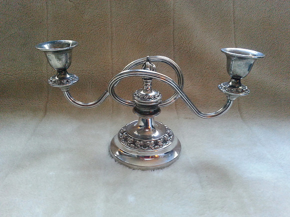 Vintage Ianthe Silver Plated Candelabra