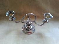 Vintage Ianthe Silver Plated Candelabra