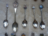 Vintage Silver Plated Souvenir Spoons