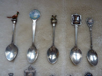 Vintage Silver Plated Souvenir Spoons
