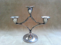 Vintage Art Deco Design Ianthe Silver Plated Candelabra