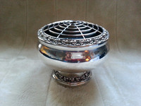 Vintage Ianthe Large Silver Plated Rose/Posy Bowl