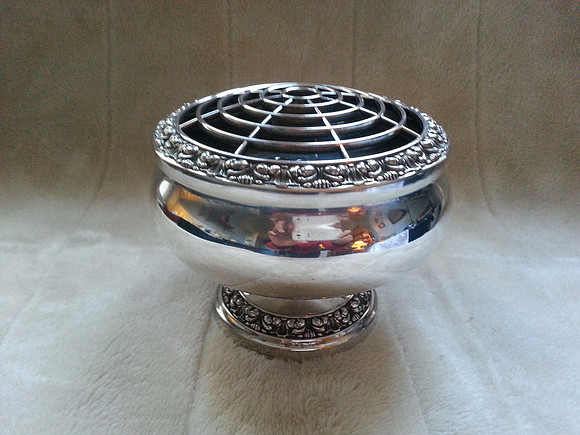 Vintage Ianthe Large Silver Plated Rose/Posy Bowl