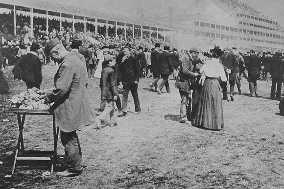 A Scene At Epsom Derby c.1910