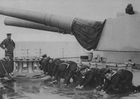 Bitish Sailors Engaged In Routine Tasks